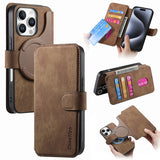 CaseNeo MagSafe RFID Anti-theft Retro Leather Phone Case, For iPhone 17e / 16e, For iPhone 17 Pro Max, For iPhone 17 Pro, For iPhone 17, For iPhone Air, For iPhone 16 Pro Max, For iPhone 16 Pro, For iPhone 16 Plus