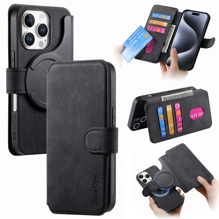 CaseNeo MagSafe RFID Anti-theft Retro Leather Phone Case, For iPhone 17e / 16e, For iPhone 17 Pro Max, For iPhone 17 Pro, For iPhone 17, For iPhone Air, For iPhone 16 Pro Max, For iPhone 16 Pro, For iPhone 16 Plus