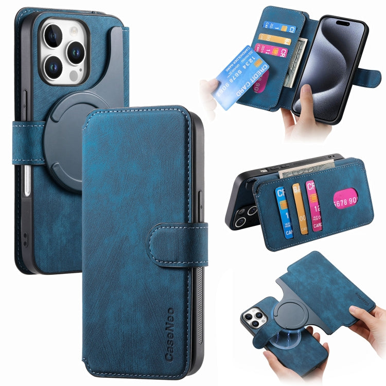 CaseNeo MagSafe RFID Anti-theft Retro Leather Phone Case, For iPhone 17e / 16e, For iPhone 17 Pro Max, For iPhone 17 Pro, For iPhone 17, For iPhone Air, For iPhone 16 Pro Max, For iPhone 16 Pro, For iPhone 16 Plus