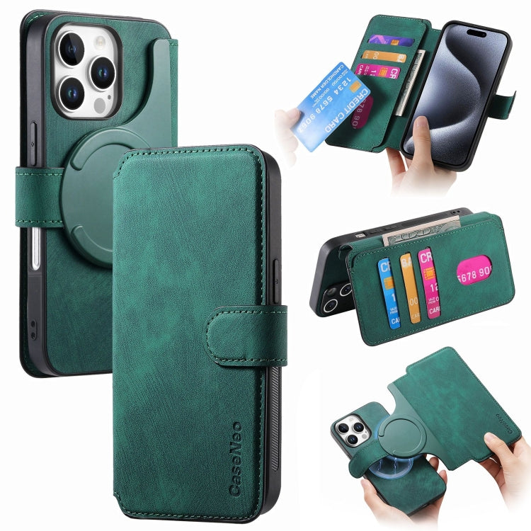 CaseNeo MagSafe RFID Anti-theft Retro Leather Phone Case, For iPhone 17e / 16e, For iPhone 17 Pro Max, For iPhone 17 Pro, For iPhone 17, For iPhone Air, For iPhone 16 Pro Max, For iPhone 16 Pro, For iPhone 16 Plus