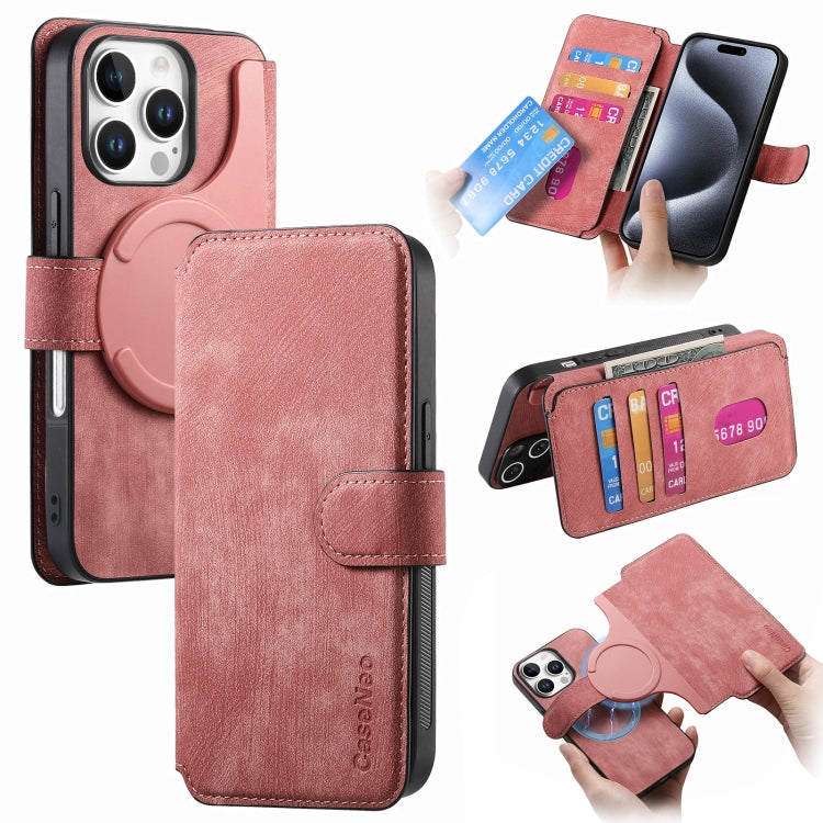 CaseNeo MagSafe RFID Anti-theft Retro Leather Phone Case, For iPhone 17e / 16e, For iPhone 17 Pro Max, For iPhone 17 Pro, For iPhone 17, For iPhone Air, For iPhone 16 Pro Max, For iPhone 16 Pro, For iPhone 16 Plus