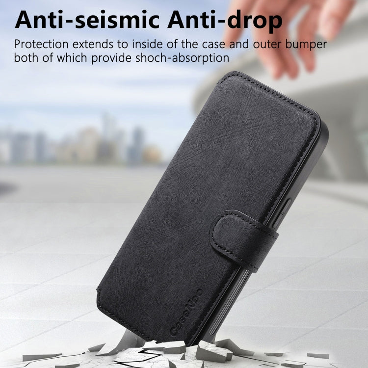 CaseNeo MagSafe RFID Anti-theft Retro Leather Phone Case, For iPhone 16, For iPhone 15 Pro Max, For iPhone 15 Pro, For iPhone 15 Plus, For iPhone 15