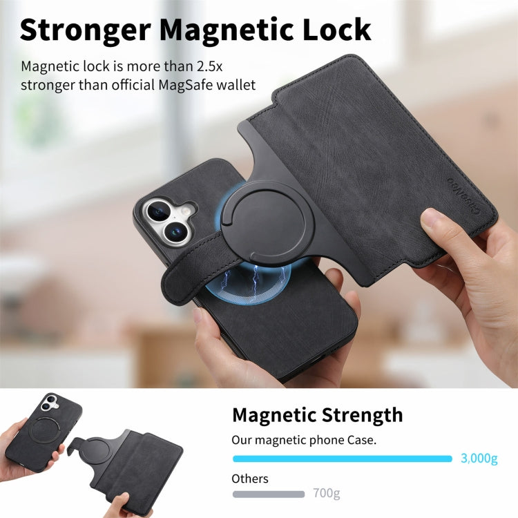 CaseNeo MagSafe RFID Anti-theft Retro Leather Phone Case, For iPhone 16, For iPhone 15 Pro Max, For iPhone 15 Pro, For iPhone 15 Plus, For iPhone 15