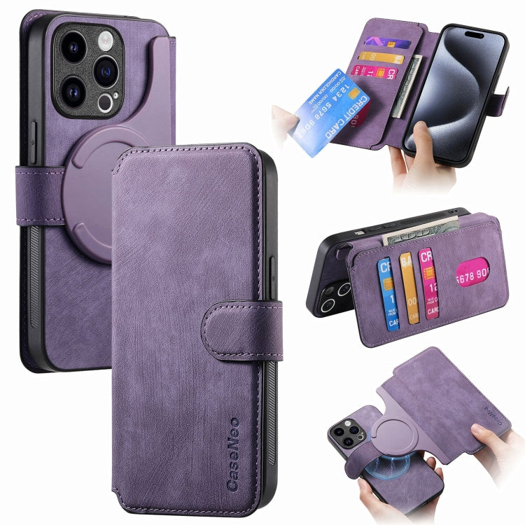 CaseNeo MagSafe RFID Anti-theft Retro Leather Phone Case, For iPhone 16, For iPhone 15 Pro Max, For iPhone 15 Pro, For iPhone 15 Plus, For iPhone 15
