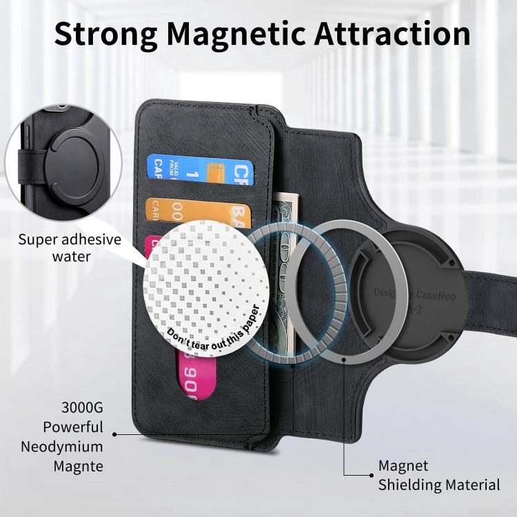 CaseNeo MagSafe RFID Anti-theft Retro Leather Phone Case, For iPhone 18 / 17, For iPhone 18 Pro / 17 Pro, For iPhone 18 Pro Max / 17 Pro Max, For iPhone 17e / 16e, For iPhone Air, For iPhone 16 Pro Max, For iPhone 16 Pro, For iPhone 16 Plus