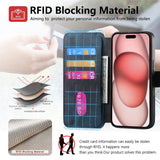 CaseNeo MagSafe RFID Anti-theft Retro Leather Phone Case, For iPhone 18 / 17, For iPhone 18 Pro / 17 Pro, For iPhone 18 Pro Max / 17 Pro Max, For iPhone 17e / 16e, For iPhone Air, For iPhone 16 Pro Max, For iPhone 16 Pro, For iPhone 16 Plus