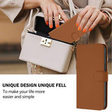 Skin Feel Solid Color Leather Phone Case with Lanyard, For iPhone Air, For iPhone 16 Pro Max