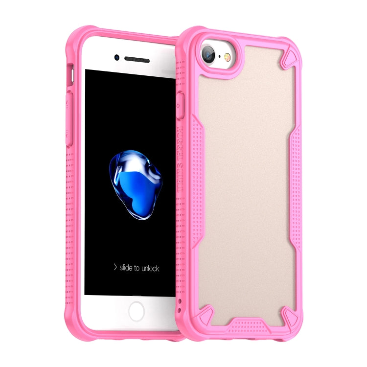 Armor Glaze PC Hybrid TPU Phone Case, For iPhone 8 Plus, For iPhone 8, For iPhone 7 Plus, For iPhone 7