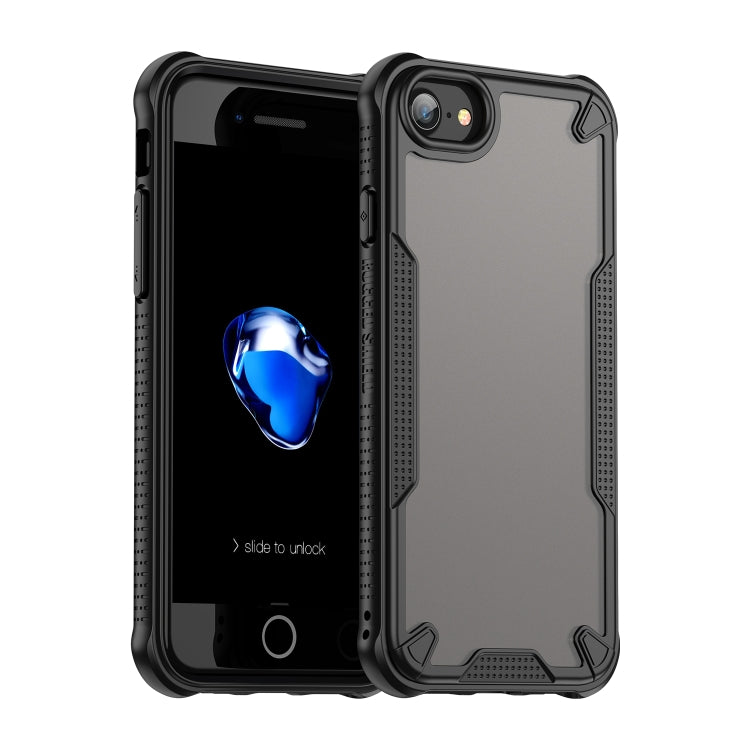 Armor Glaze PC Hybrid TPU Phone Case, For iPhone 8 Plus, For iPhone 8, For iPhone 7 Plus, For iPhone 7