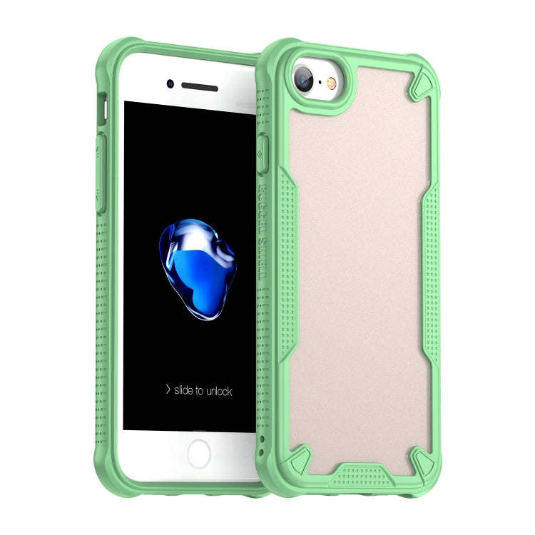 Armor Glaze PC Hybrid TPU Phone Case, For iPhone 8 Plus, For iPhone 8, For iPhone 7 Plus, For iPhone 7