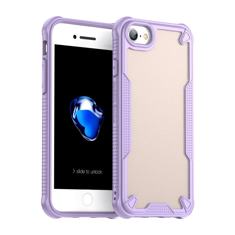 Armor Glaze PC Hybrid TPU Phone Case, For iPhone 8 Plus, For iPhone 8, For iPhone 7 Plus, For iPhone 7
