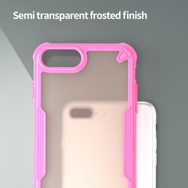 Armor Glaze PC Hybrid TPU Phone Case, For iPhone 8 Plus, For iPhone 8, For iPhone 7 Plus, For iPhone 7