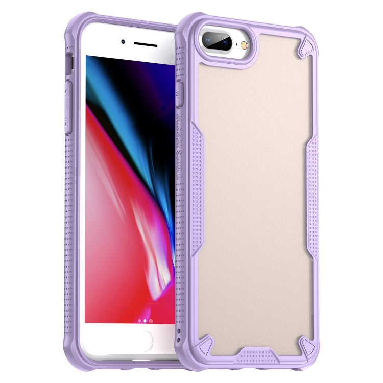 Armor Glaze PC Hybrid TPU Phone Case, For iPhone 8 Plus, For iPhone 8, For iPhone 7 Plus, For iPhone 7