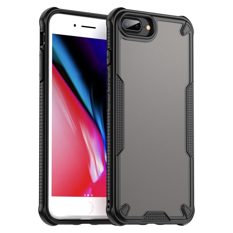 Armor Glaze PC Hybrid TPU Phone Case, For iPhone 8 Plus, For iPhone 8, For iPhone 7 Plus, For iPhone 7
