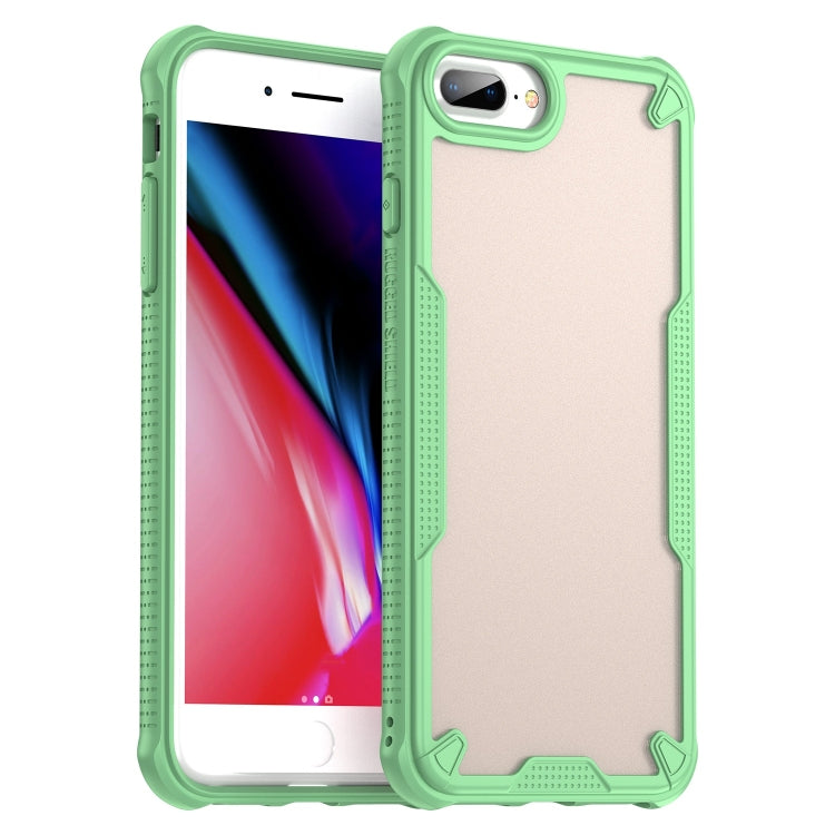 Armor Glaze PC Hybrid TPU Phone Case, For iPhone 8 Plus, For iPhone 8, For iPhone 7 Plus, For iPhone 7