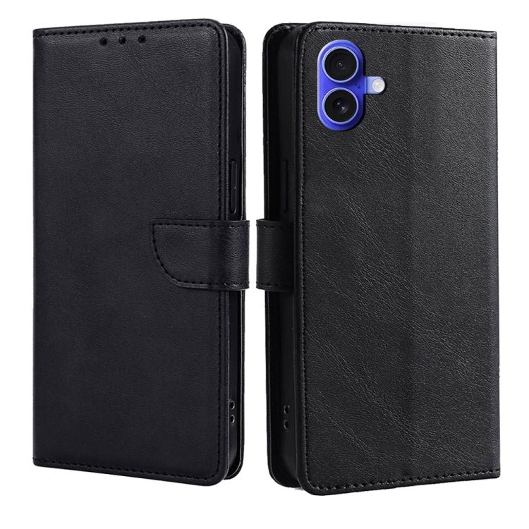 Calf Texture Buckle Flip Leather Phone Case, For iPhone 17 Pro Max, For iPhone 17 Pro, For iPhone 17, For iPhone Air, For iPhone 16 Pro Max, For iPhone 16 Pro, For iPhone 16 Plus, For iPhone 16
