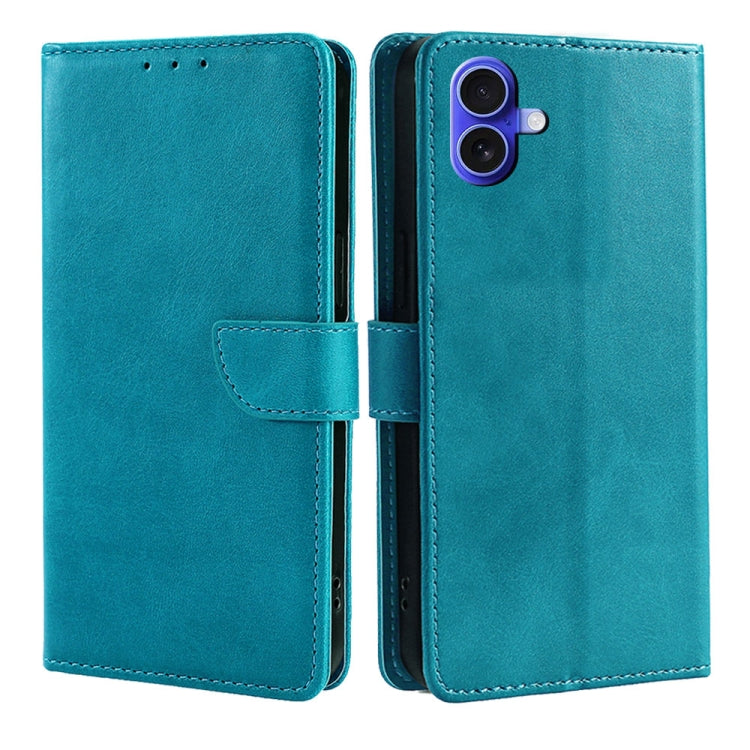 Calf Texture Buckle Flip Leather Phone Case, For iPhone 17 Pro Max, For iPhone 17 Pro, For iPhone 17, For iPhone Air, For iPhone 16 Pro Max, For iPhone 16 Pro, For iPhone 16 Plus, For iPhone 16