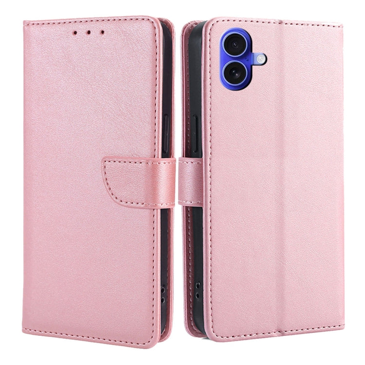 Calf Texture Buckle Flip Leather Phone Case, For iPhone 17 Pro Max, For iPhone 17 Pro, For iPhone 17, For iPhone Air, For iPhone 16 Pro Max, For iPhone 16 Pro, For iPhone 16 Plus, For iPhone 16
