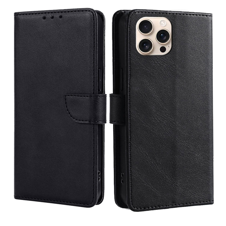 Calf Texture Buckle Flip Leather Phone Case, For iPhone 17 Pro Max, For iPhone 17 Pro, For iPhone 17, For iPhone Air, For iPhone 16 Pro Max, For iPhone 16 Pro, For iPhone 16 Plus, For iPhone 16