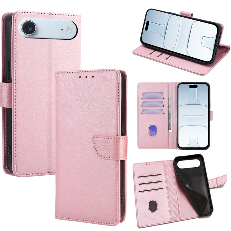 Calf Texture Buckle Flip Leather Phone Case, For iPhone 17 Pro Max, For iPhone 17 Pro, For iPhone 17, For iPhone Air, For iPhone 16 Pro Max, For iPhone 16 Pro, For iPhone 16 Plus, For iPhone 16