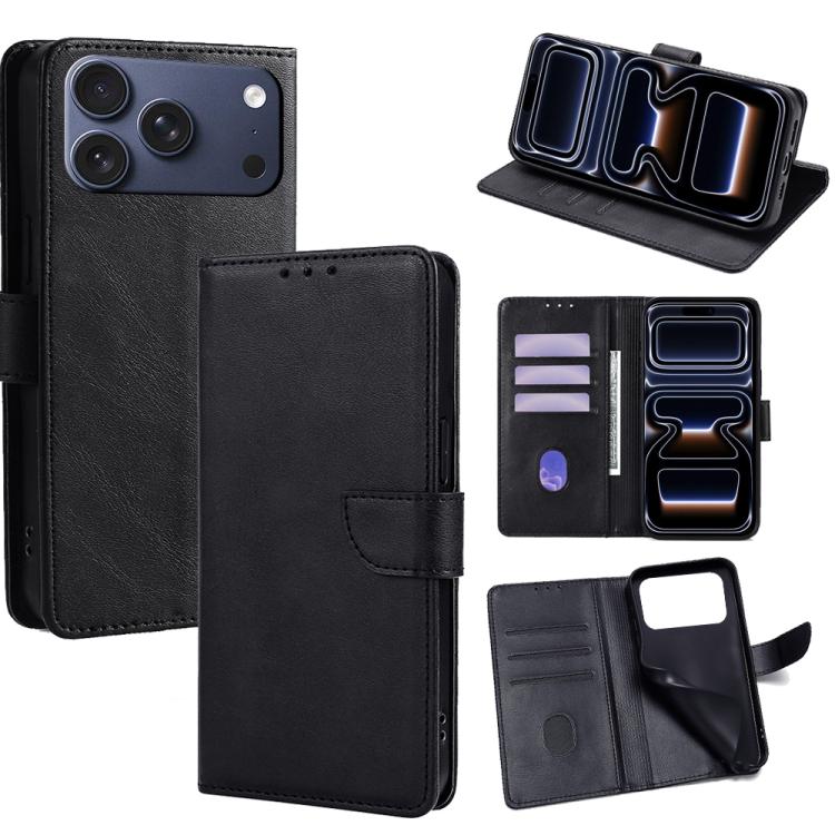 Calf Texture Buckle Flip Leather Phone Case, For iPhone 17 Pro Max, For iPhone 17 Pro, For iPhone 17, For iPhone Air, For iPhone 16 Pro Max, For iPhone 16 Pro, For iPhone 16 Plus, For iPhone 16