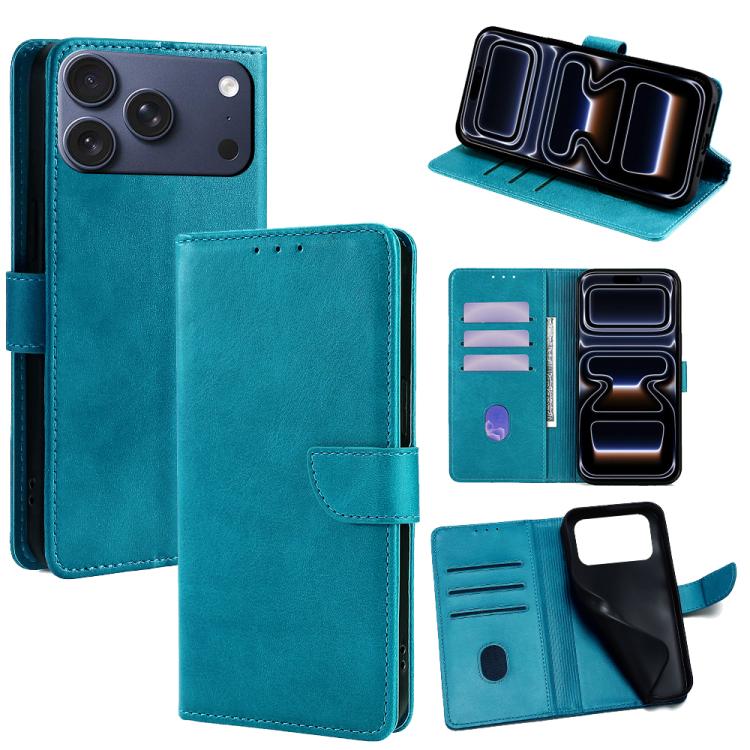 Calf Texture Buckle Flip Leather Phone Case, For iPhone 17 Pro Max, For iPhone 17 Pro, For iPhone 17, For iPhone Air, For iPhone 16 Pro Max, For iPhone 16 Pro, For iPhone 16 Plus, For iPhone 16