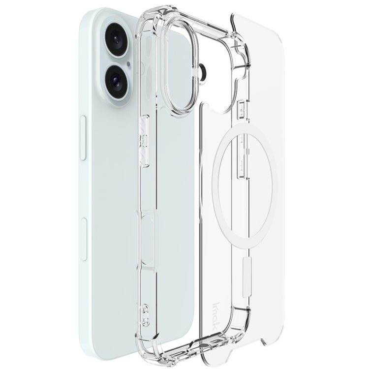 IMAK Space Shield PC + TPU Airbag Shockproof MagSafe Phone Case, For iPhone 17 Pro Max, For iPhone 17 Pro, For iPhone 17, For iPhone Air, For iPhone 16 Pro, For iPhone 16