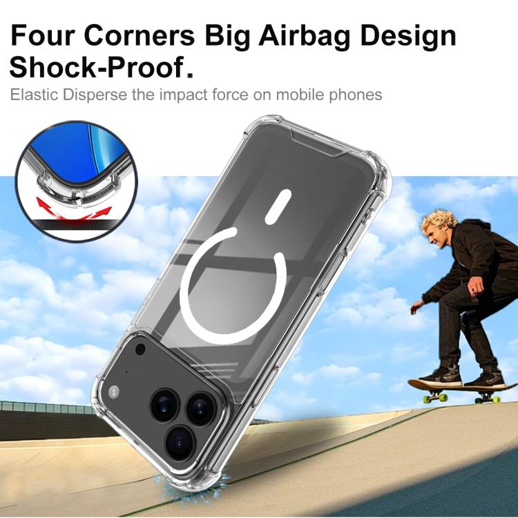 IMAK Space Shield PC + TPU Airbag Shockproof MagSafe Phone Case, For iPhone 17 Pro Max, For iPhone 17 Pro, For iPhone 17, For iPhone Air, For iPhone 16 Pro, For iPhone 16