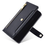 Sheep Texture Cross-body Zipper Wallet Leather Phone Case, For iPhone 16, For iPhone XS Max