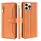 Sheep Texture Cross-body Zipper Wallet Leather Phone Case, For iPhone 17e / 16e, For iPhone 17 Pro Max, For iPhone 17 Pro, For iPhone 17, For iPhone Air, For iPhone 16 Pro Max, For iPhone 16 Pro, For iPhone 16 Plus