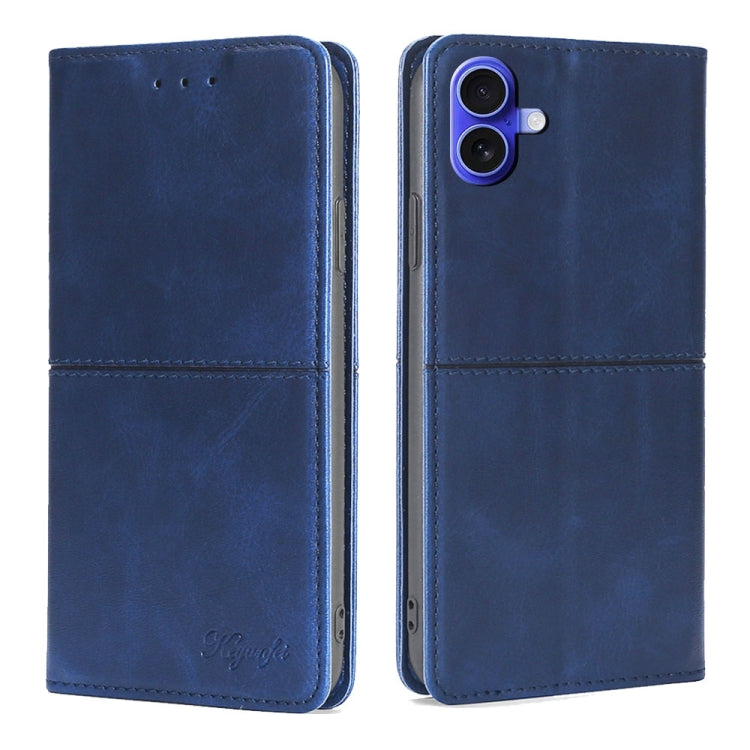 Cow Texture Magnetic Leather Phone Case, For iPhone 17 Pro Max, For iPhone 17 Pro, For iPhone 17, For iPhone Air, For iPhone 16 Pro Max, For iPhone 16 Pro, For iPhone 16 Plus, For iPhone 16
