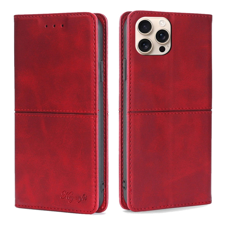Cow Texture Magnetic Leather Phone Case, For iPhone 17 Pro Max, For iPhone 17 Pro, For iPhone 17, For iPhone Air, For iPhone 16 Pro Max, For iPhone 16 Pro, For iPhone 16 Plus, For iPhone 16