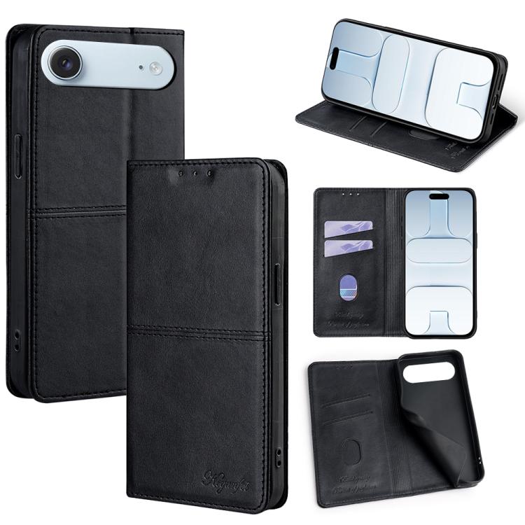 Cow Texture Magnetic Leather Phone Case, For iPhone 17 Pro Max, For iPhone 17 Pro, For iPhone 17, For iPhone Air, For iPhone 16 Pro Max, For iPhone 16 Pro, For iPhone 16 Plus, For iPhone 16
