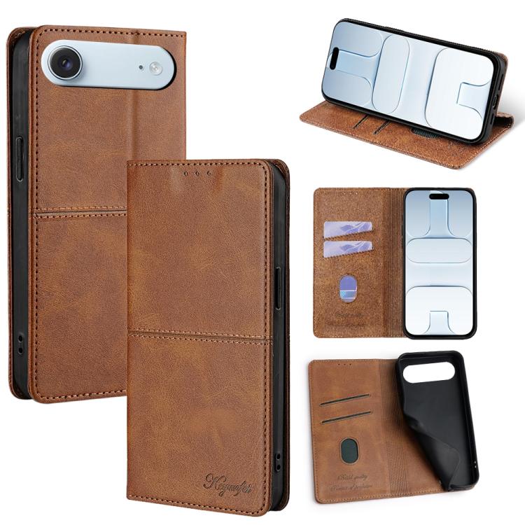 Cow Texture Magnetic Leather Phone Case, For iPhone 17 Pro Max, For iPhone 17 Pro, For iPhone 17, For iPhone Air, For iPhone 16 Pro Max, For iPhone 16 Pro, For iPhone 16 Plus, For iPhone 16