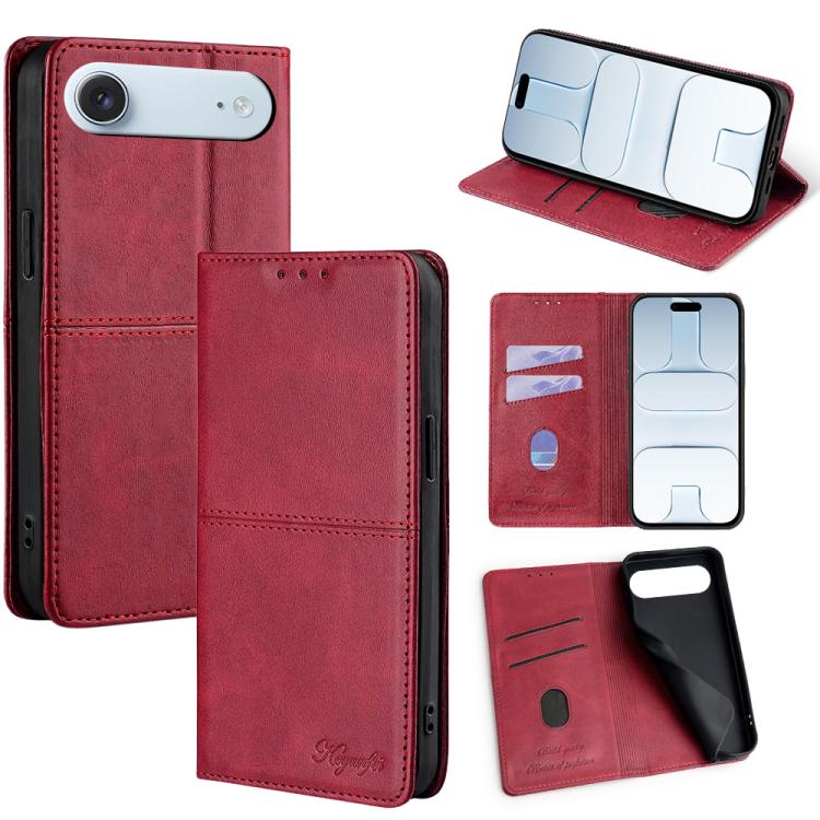 Cow Texture Magnetic Leather Phone Case, For iPhone 17 Pro Max, For iPhone 17 Pro, For iPhone 17, For iPhone Air, For iPhone 16 Pro Max, For iPhone 16 Pro, For iPhone 16 Plus, For iPhone 16