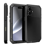 RedPepper Triple-proof Metal Phone Case, For iPhone 17 Pro Max, For iPhone 17 Pro, For iPhone 17, For iPhone Air, For iPhone 16 Pro Max, For iPhone 16 Pro, For iPhone 16 Plus, For iPhone 16