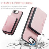JEEHOOD J02 Magnetic Zipper Horizontal Flip Leather Phone Case, For iPhone 17e / 16e, For iPhone 17 Pro Max, For iPhone 17 Pro, For iPhone Air, For iPhone 16 Plus, For iPhone 16
