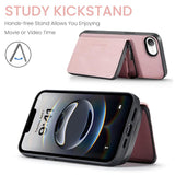 JEEHOOD J02 Magnetic Zipper Horizontal Flip Leather Phone Case, For iPhone 17e / 16e, For iPhone 17 Pro Max, For iPhone 17 Pro, For iPhone Air, For iPhone 16 Plus, For iPhone 16