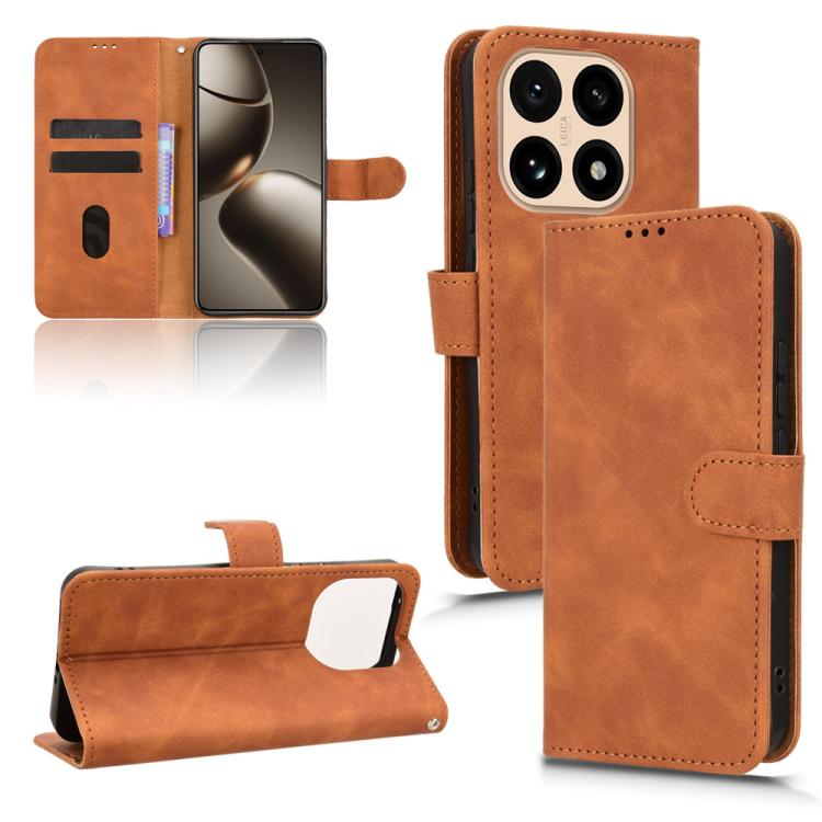 Skin Feel Magnetic Flip Leather Phone Case, For Xiaomi 17T 5G, For Xiaomi 17 Pro Max, For Xiaomi 17 Pro, For Xiaomi 17, For Xiaomi Poco M7 4G 171mm, For Xiaomi 15T Pro 5G, For Xiaomi 15T 5G, For Xiaomi Civi 5 Pro 5G                                     ...