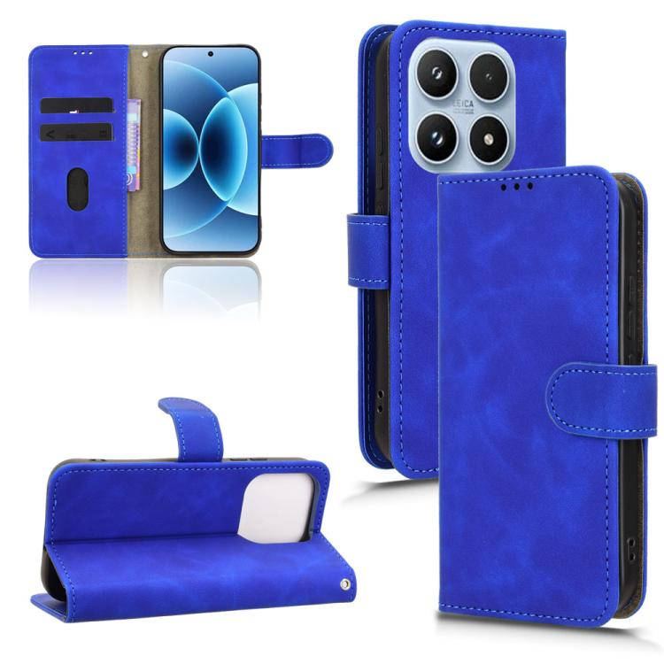 Skin Feel Magnetic Flip Leather Phone Case, For Xiaomi 17T 5G, For Xiaomi 17 Pro Max, For Xiaomi 17 Pro, For Xiaomi 17, For Xiaomi Poco M7 4G 171mm, For Xiaomi 15T Pro 5G, For Xiaomi 15T 5G, For Xiaomi Civi 5 Pro 5G                                     ...