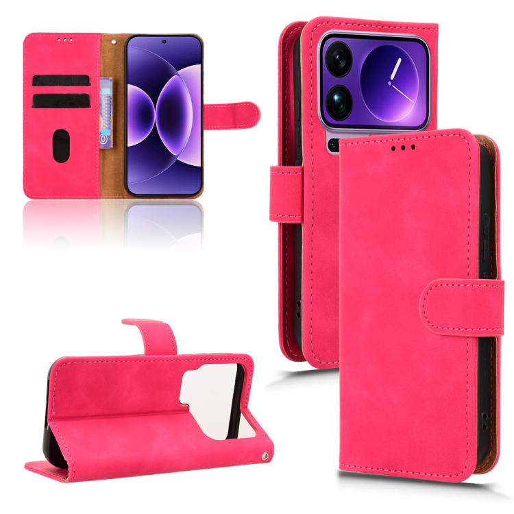 Skin Feel Magnetic Flip Leather Phone Case, For Xiaomi 17T 5G, For Xiaomi 17 Pro Max, For Xiaomi 17 Pro, For Xiaomi 17, For Xiaomi Poco M7 4G 171mm, For Xiaomi 15T Pro 5G, For Xiaomi 15T 5G, For Xiaomi Civi 5 Pro 5G                                     ...