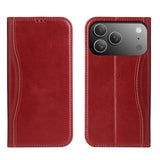 Fierre Shann Cowhide Leather Flip Leather Phone Case, For iPhone 17 Pro Max, For iPhone 17 Pro, For iPhone 17, For iPhone Air, For iPhone 16 Pro Max, For iPhone 16 Pro, For iPhone 16 Plus, For iPhone 16