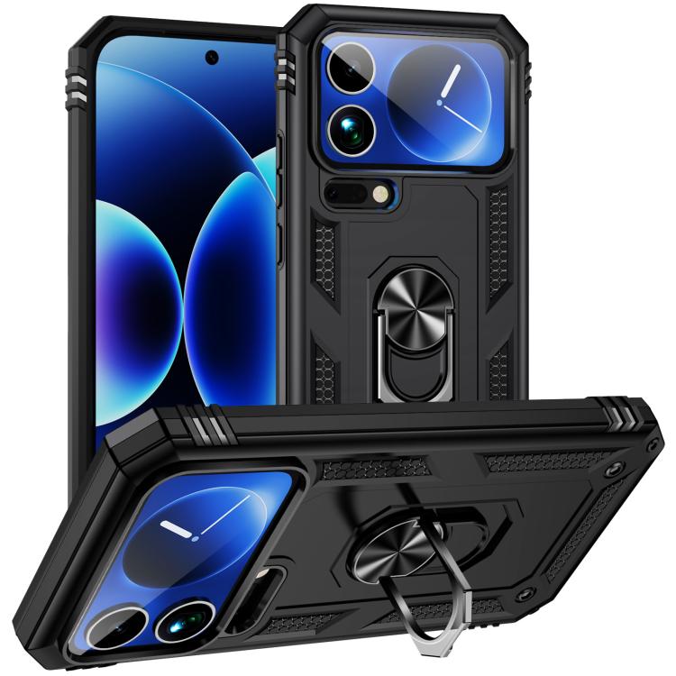 Shockproof TPU + PC Phone Case with Holder, For Xiaomi 17 Pro Max, For Xiaomi 17 Pro, For Xiaomi 17, For Xiaomi 15 Pro, For Xiaomi 15, For Xiaomi 14T Pro, For Xiaomi 14T