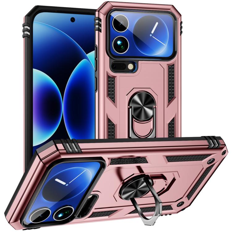 Shockproof TPU + PC Phone Case with Holder, For Xiaomi 17 Pro Max, For Xiaomi 17 Pro, For Xiaomi 17, For Xiaomi 15 Pro, For Xiaomi 15, For Xiaomi 14T Pro, For Xiaomi 14T