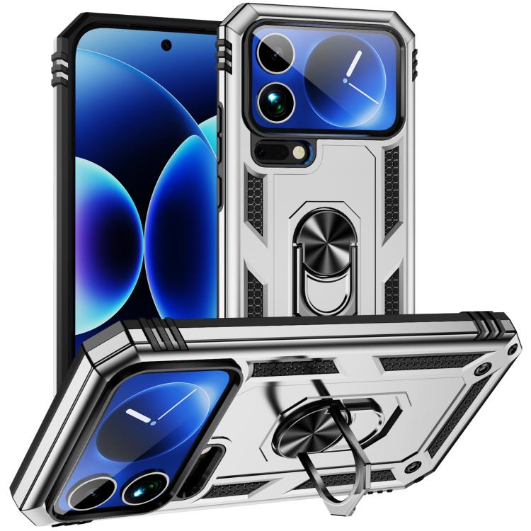 Shockproof TPU + PC Phone Case with Holder, For Xiaomi 17 Pro Max, For Xiaomi 17 Pro, For Xiaomi 17, For Xiaomi 15 Pro, For Xiaomi 15, For Xiaomi 14T Pro, For Xiaomi 14T