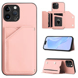 Skin Feel Four Card Slots Phone Case with Wrist Strap, For iPhone 7 / 8 / SE 2020 2022, For iPhone 13 Pro Max, For iPhone 13 Pro, For iPhone 13, For iPhone 13 mini, For iPhone 12, For iPhone 12 Pro Max, For iPhone 12 Pro