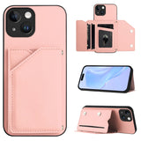 Skin Feel Four Card Slots Phone Case with Wrist Strap, For iPhone 15 Pro Max, For iPhone 15 Pro, For iPhone 15 Plus, For iPhone 15, For iPhone 14 Plus, For iPhone 14, For iPhone 14 Pro, For iPhone 14 Pro Max