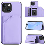 Skin Feel Four Card Slots Phone Case with Wrist Strap, For iPhone 15 Pro Max, For iPhone 15 Pro, For iPhone 15 Plus, For iPhone 15, For iPhone 14 Plus, For iPhone 14, For iPhone 14 Pro, For iPhone 14 Pro Max
