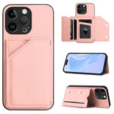 Skin Feel Four Card Slots Phone Case with Wrist Strap, For iPhone 15 Pro Max, For iPhone 15 Pro, For iPhone 15 Plus, For iPhone 15, For iPhone 14 Plus, For iPhone 14, For iPhone 14 Pro, For iPhone 14 Pro Max