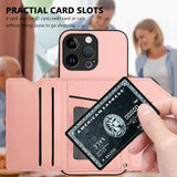 Skin Feel Four Card Slots Phone Case with Wrist Strap, For iPhone 15 Pro Max, For iPhone 15 Pro, For iPhone 15 Plus, For iPhone 15, For iPhone 14 Plus, For iPhone 14, For iPhone 14 Pro, For iPhone 14 Pro Max